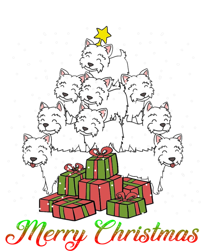 Westie Dog Lover Matching Santa Westie Christmas Tree Meaningful Gift Ladies Long Sleeve Shirt