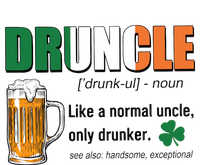 Druncle Definition Like A Normal Uncle Only Drunker St Patrick's Day Cooling Performance Long Sleeve Crew