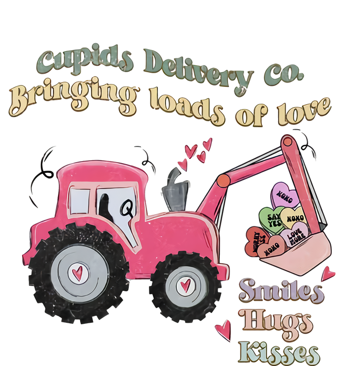 Cupid's Delivery Co Brings Loads Of Love Valentine's Day Excavator Ceramic Bell Ornament