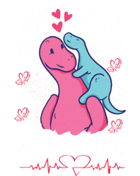 Dinsaurus My Son Is My Love Valentine's Day Red Hearts Gift Women's T-Shirt