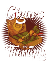 Cigar Smoking Cigars Are My Therapy Smoker Gift Sustainable Knit Beanie