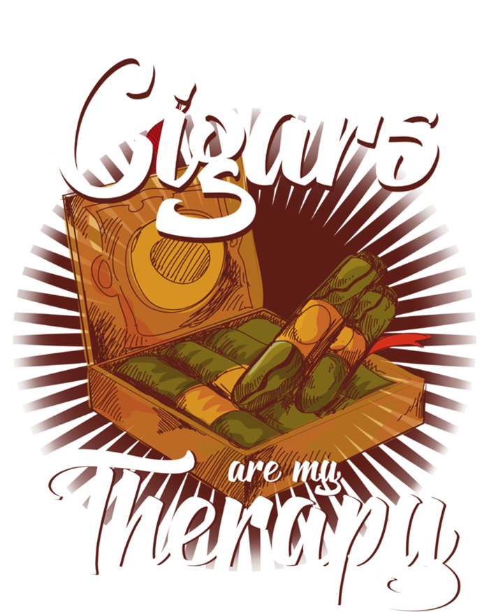 Cigar Smoking Cigars Are My Therapy Smoker Gift Sustainable Knit Beanie