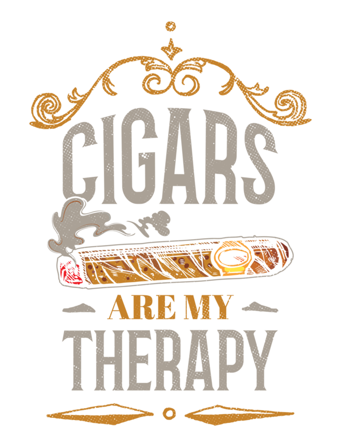 Cigars Are My Therapy Funny Vintage Cigar Gift T-Shirt