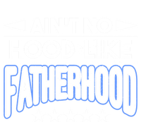 Aint No Hood Like Fatherhood Father Gift Short Acrylic Beanie