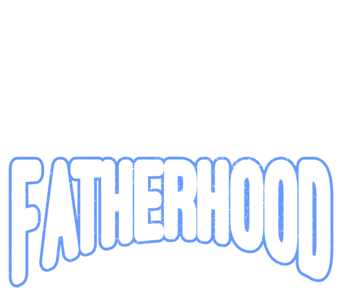 Aint No Hood Like Fatherhood Father Gift Short Acrylic Beanie