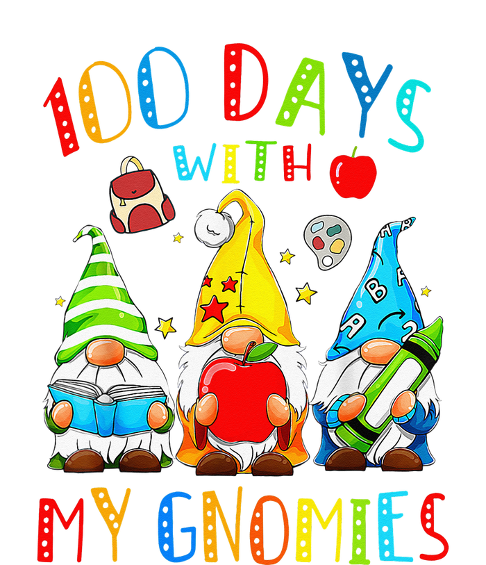 100 Days Smarter Gnome Teachers Students Happy 100 Days Doggie Tank