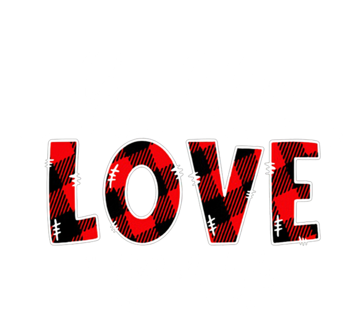 Hello Love Lpn Life Flannel Valentine's Day Great Gift Kids Long Sleeve Shirt