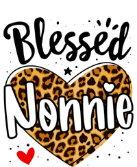 Blessed Nonnie Leopard Print Nana Mother's Day Grandma Mama Cool Gift Tall Hoodie