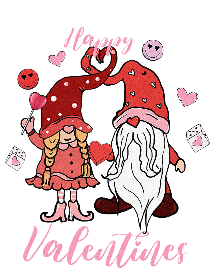 Happy Valentines Day Gnomes Dice Hearts Love T-Shirt