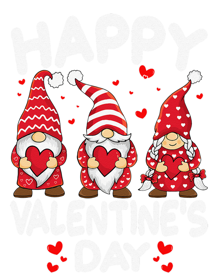 Happy Valentines Day Gnomes Funny Matching Three Gnomies T-Shirt