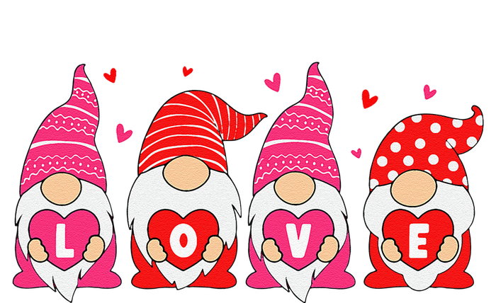 Happy Valentines Day Gnomes Love Matching Couples T-Shirt