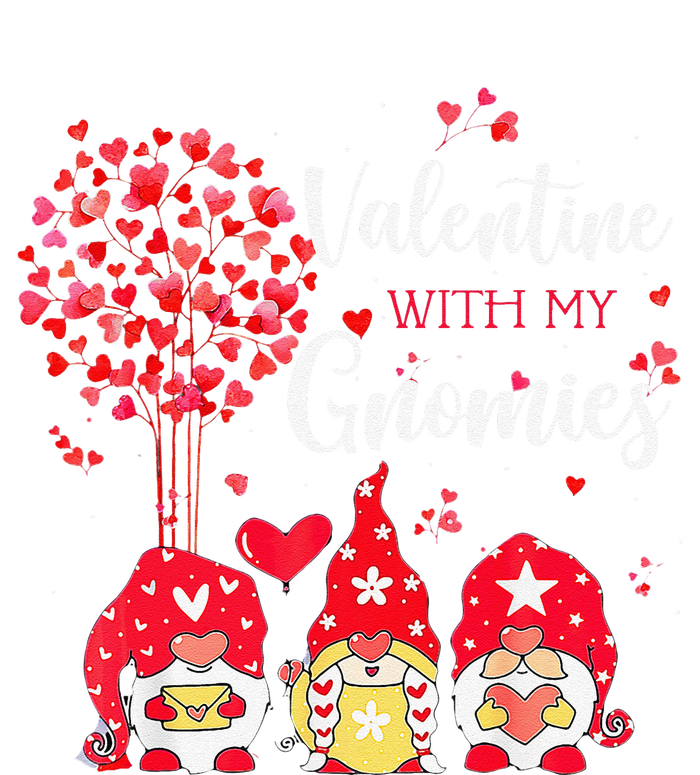 Happy Valentines Day Gnomes With Heart Sunflower Valentine Love T-Shirt