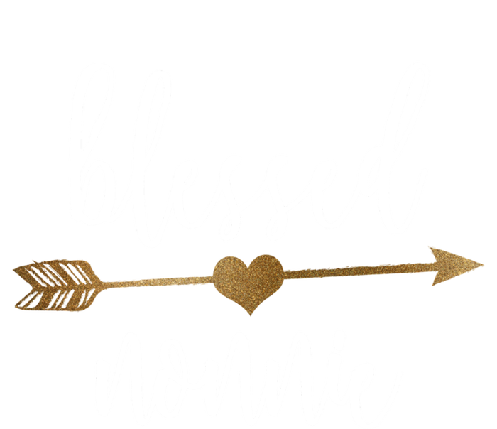 Cute Gold Arrow Blessed Nonnie Cool Gift Grandma Cool Gift Kids Long Sleeve Shirt