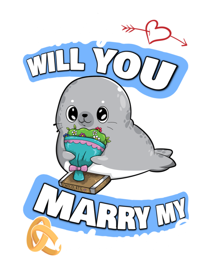 Cute Seal Wedding Offer Daddy Will You Marry My Mommy Gift T-Shirt