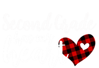 Red Plaid 2nd Second Grade Has My Heart Teacher Valentines Gift Tall T-Shirt