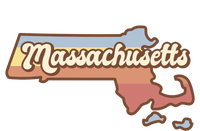 Massachusetts Retro Sunset Logo Mesh Reversible Basketball Jersey Tank