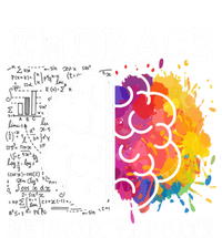 Embrace Neurodiversity Autism Adhd Asd Rainbow Brain Gift Coaster