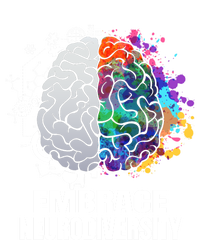 Embrace Neurodiversity Autism Adhd Asd Rainbow Brain Gift Women's T-Shirt