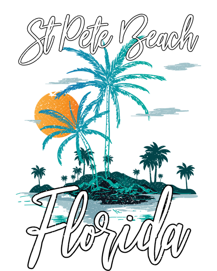 Family Vacation Retro Sunset Florida St Pete Beach Gift T-Shirt