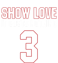 Show Love It Costs Nothing Love For 3 Pray For Damar Ladies Long Sleeve Shirt