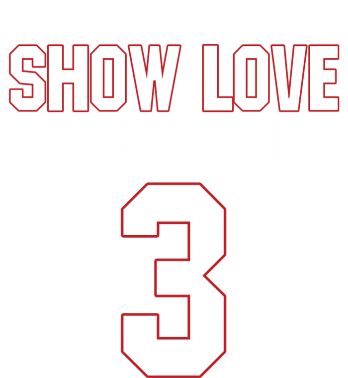 Show Love It Costs Nothing Love For 3 Pray For Damar Ladies Long Sleeve Shirt