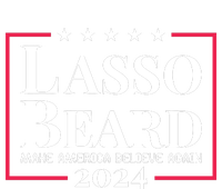 Lasso Beard Make America Believe Again Pom Pom 12in Knit Beanie