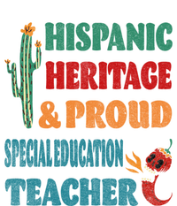 Hispanic Heritage And Proud Special Education Teacher Gift Women's Racerback Tank