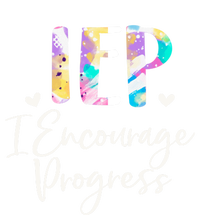 Iep I Encourage Progress Special Education School Teacher Gift Zip Tote Bag