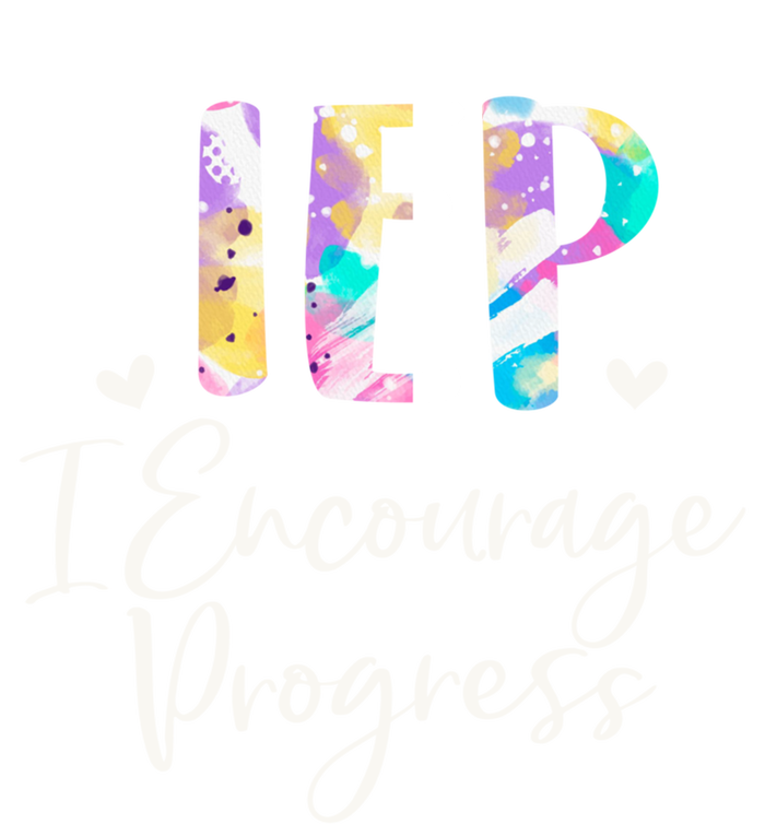 Iep I Encourage Progress Special Education School Teacher Gift Zip Tote Bag