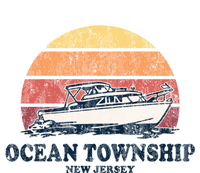 Ocean Township Nj Vintage Boating 70s Retro Boat Design Cute Gift T-Shirt