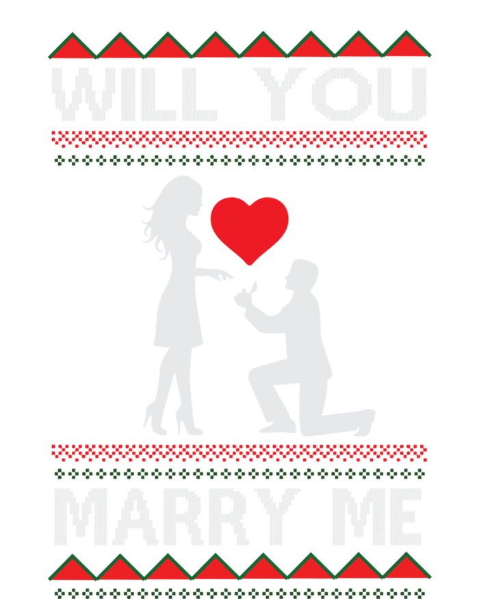 Proposal Ugly Christmas Design Funny Marry Me Gift Tie-Dye Long Sleeve Shirt