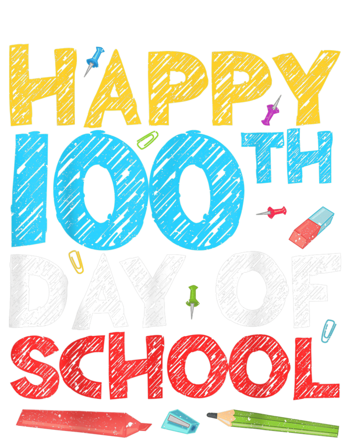 Happy 100th Day Of School  Toddler Zip Fleece Hoodie