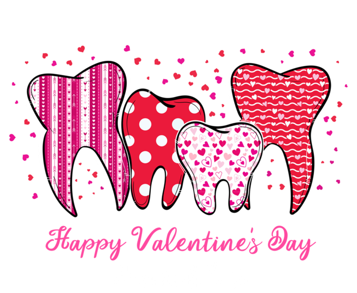 Dental Life Dentist Funny Tooth Happy Valentine's Day Gift Doggie Tank