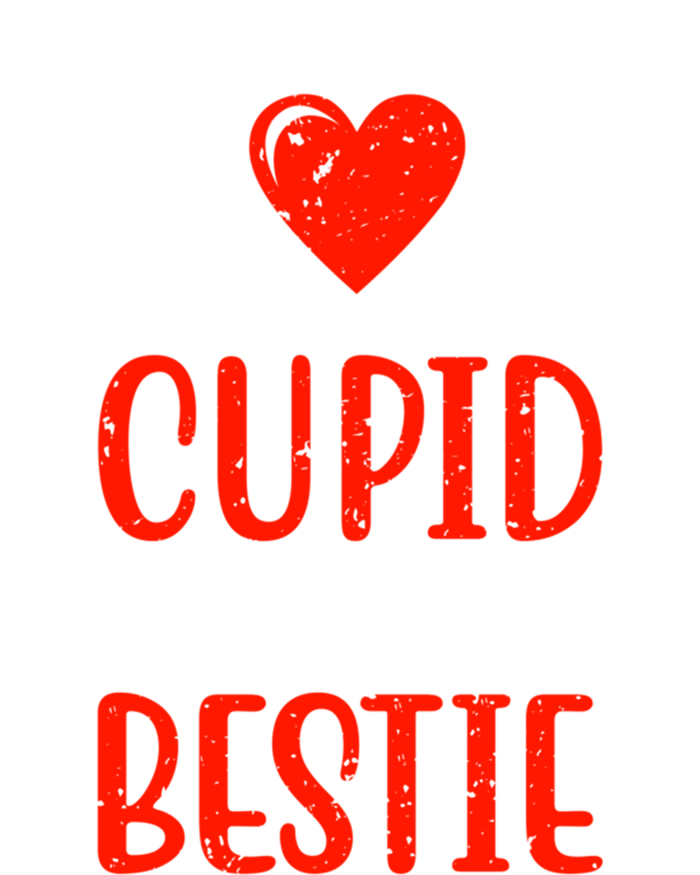 Cupid Is My Bestie Funny Cupid Enthusiast Valentine Love Great Gift Softstyle Adult Sport Polo