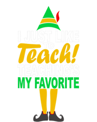 I Just Like To Teach Teachings My Favorite Teacher Christmas Gift V-Neck T-Shirt