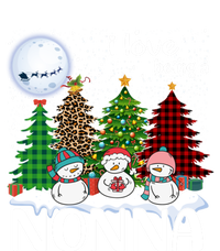 I Love Being A Nonna Snow Xmas Leopard Tree Christmas Gift Kids Long Sleeve Shirt