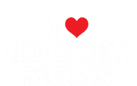 I Love Hockey Moms Funny Design Gift Hoodie