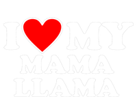 I Love My Mama A Llama Gift With Heart Gift Infant Baby Jersey Bodysuit