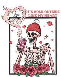 Skeleton With Hearts Drinking Coffee Valentine Valentine's Day Love Lover Couple T-Shirt