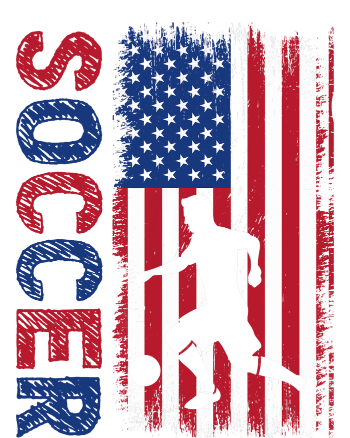 Soccer With Usa Flag For Soccer Lover T-Shirt