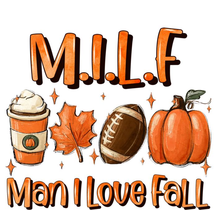 Milf I Love Fall Funny Autumn Seasons Lover Gift Button