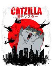 Catzilla Funny Cat Graphic Vintage For Cat Lover Toddler T-Shirt