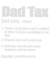 Dad Tax Funny Dad Tax Definition Father's Day Valucap Bio-Washed Visor