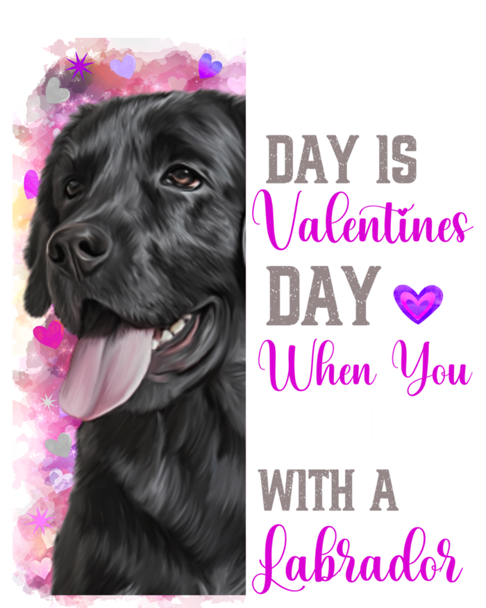 Black Lab Mom Funny Valentines Day Dog Lovers Labrador Cute Gift T-Shirt