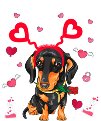 Cute Dachshund Valentine's Day Dachshund Dog Lover Valentine Gift Tall Long Sleeve T-Shirt