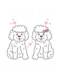 Funny Valentines Day Dog Lover Poodle Cool Gift Tall Hoodie