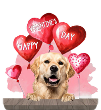 Golden Retriever Dog Happy Valentines Day Pet Dog Lover Funny Gift T-Shirt