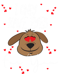 I Only Have Eyes For You Valentine's Day Dog Lover Gift Short Acrylic Beanie