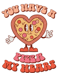 You Have A Pizza Of My Heart Pizza Lover Valentine's Day Gift Short Acrylic Beanie