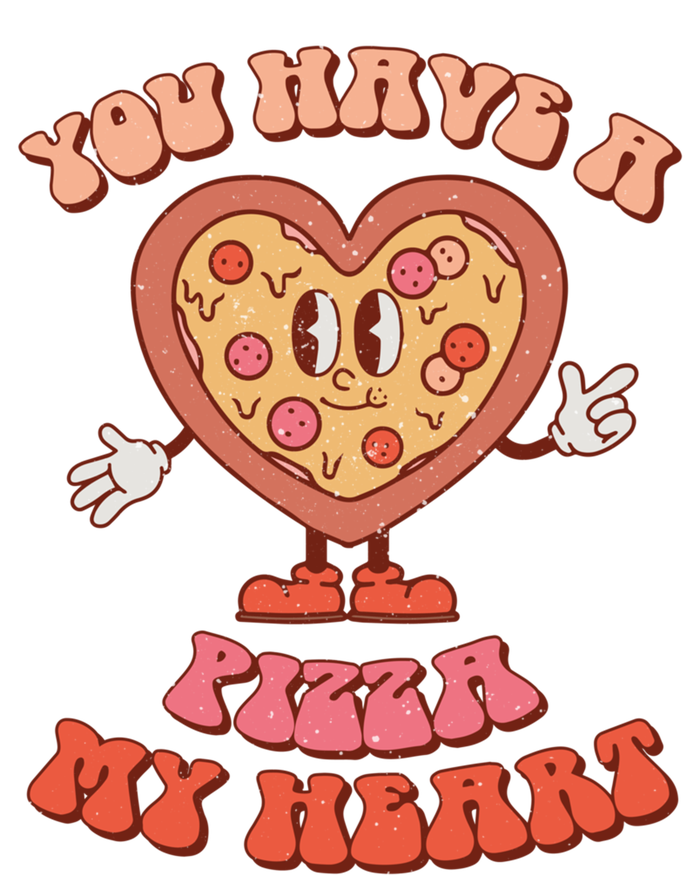 You Have A Pizza Of My Heart Pizza Lover Valentine's Day Gift Short Acrylic Beanie